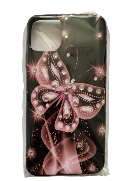 buy Amazing Iphone 11 case on sale -Pink gem butterfly
